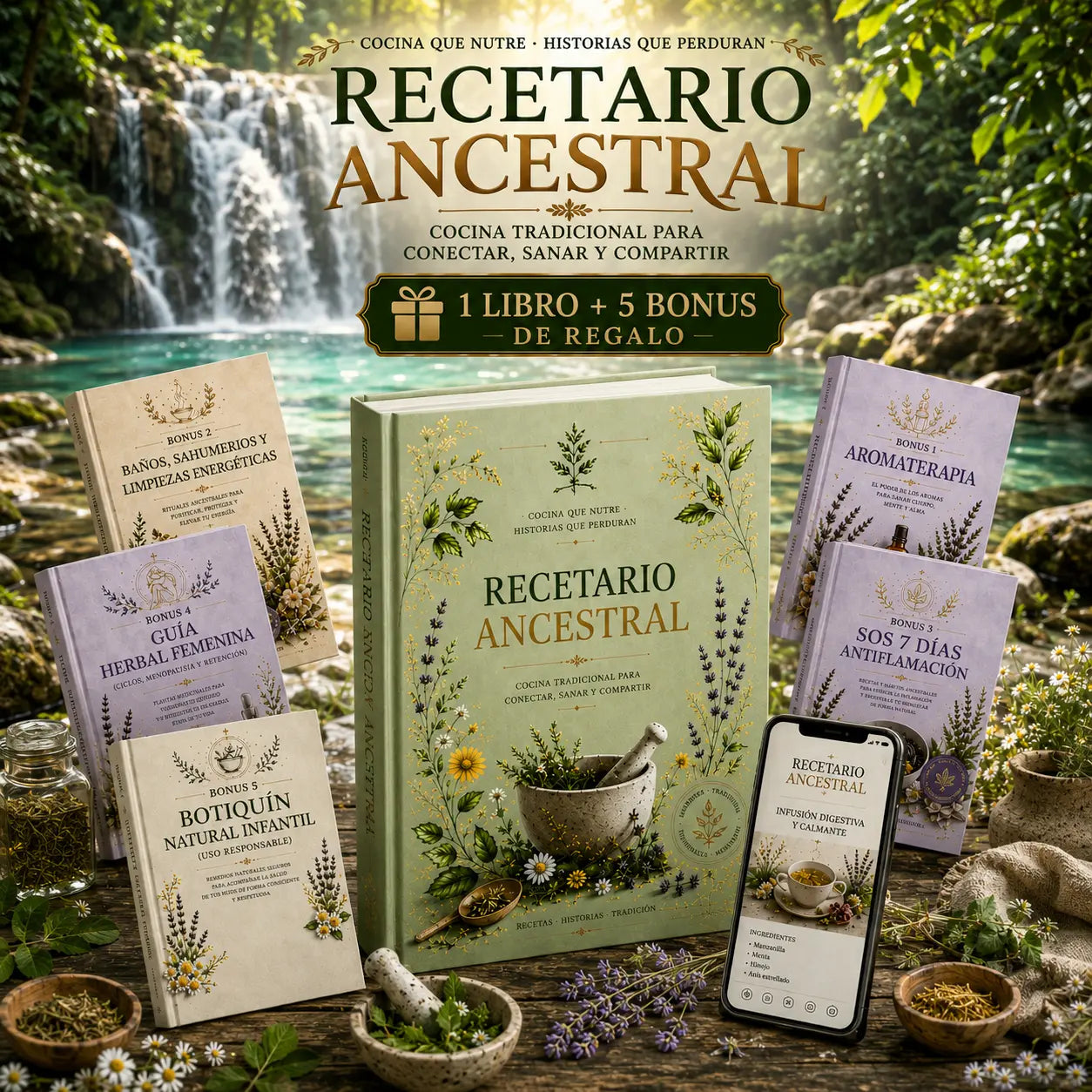✅ Recetario Ancestral 2026: Secretos Naturales, Recetas Caseras y Fórmulas Tradicionales Reunidas en una Sola Guía